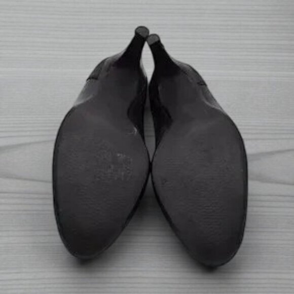 Circa Joan & David Luxe 3.5" Heels Black Leather - Picture 8 of 10